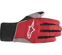 Alpinestars Cascade Warm Tech Gants de vélo, Rouge/Noir, Taille S