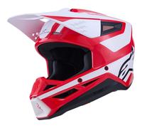 ALPINESTARS Casque moto S-M3 Heat Red / White / Black 2026 S