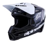 Alpinestars SM3 Radium, casque de motocross S Noir/Blanc/Gris Noir/Blanc/Gris