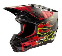 ALPINESTARS Casque moto S-M5 Rash Dark Gray / Bright Red Glossy 2024 M