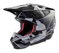 ALPINESTARS Casque moto S-M5 Rover 2 Black / Silver Glossy 2024 XXL