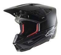 Alpinestars S-M5 Solid 2024 Casque de motocross, noir, taille XS pour homme