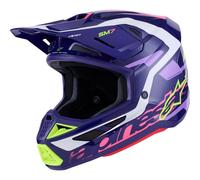 ALPINESTARS Casque moto S-M7 Deed Purple / Pink 2026 M