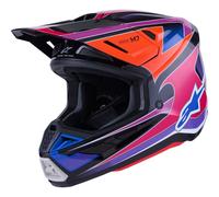 ALPINESTARS Casque moto S-M7 Fuse Blue / Purple / Pink 2026 M