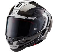 ALPINESTARS Casque moto Supertech R10 Element Black Carbon / Silver / Black XXL