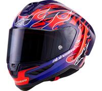 ALPINESTARS Casque moto Supertech R10 Martinator Flyte Purple / Red LE XS