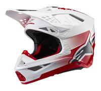 Alpinestars Casque moto Supertech S-M10 Unite Rouge/Blanc Brillant 2024 XXL