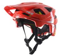 Alpinestars Casque MTB Vector Tech A2 ECE Bright Red Light Gray Glossy