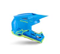 Alpinestars Casque S-M3 Force OCD ECE 22.06 Cyan Glossy