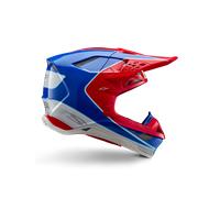 Alpinestars Casque Supertech M10 Aeon ECE 22.06 Bright Red Blue Glossy, Taille: XL