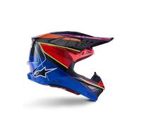 Alpinestars Supertech S-M10 Era 2025 Casque de motocross, bleu/rouge, Taille XL (61/62)