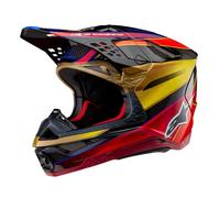 Alpinestars Casque de motocross Supertech S-M10 Era XXL Noir/Or/Jaune/Rouge