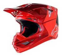 Alpinestars Casque moto Supertech S-M10 Flood Rouge / Rouge fluo M&G 2024 XL