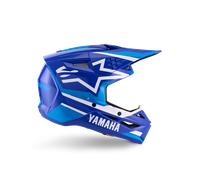 Alpinestars Casque Yamaha S-M3 ECE 22.06 Blue White Glossy, Taille: XXL