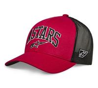 Alpinestars Dunker Trucker Hat Casquette de Baseball, Rouge/Noir, Taille Unique Homme
