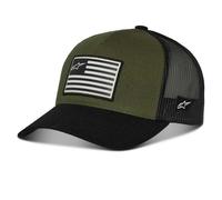 Alpinestars Casquette Snapback Flag Vert/Noir Taille unique pour homme