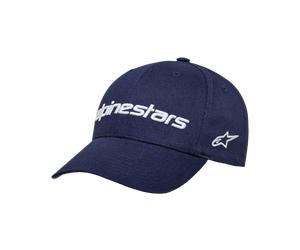 Alpinestars Casquette Linear Wordmark 2.0 Navy White, Taille: One Size