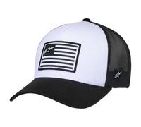 Alpinestars Casquette Snapback Flag White Black, Taille: One Size