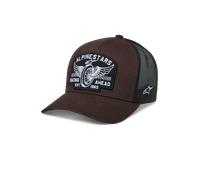 Alpinestars Casquette Trucker Heritage Patch Brown Black, Taille: One Size