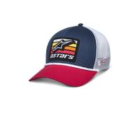 Alpinestars Selica Trucker Hat Casquette de Baseball Homme Marine/Rouge/Blanc OS