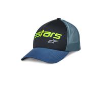 Alpinestars Casquette Trucker Vital Black Blue Green, Taille: One Size