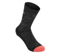 Alpinestars Chaussettes Drop 15 Black Mid Gray
