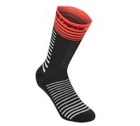 Chaussettes Alpinestars Drop 19 Noir/Rouge VifL Noir,Rouge Vif