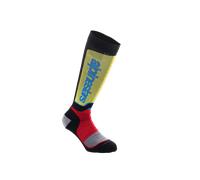 Alpinestars Chaussettes motocross MX Plus jeunesse Noir Rouge Bleu clair M/L