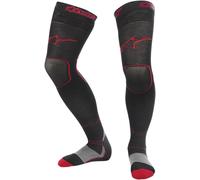 Alpinestars Chaussettes MX Tech Layer Long Off-Road Noir Rouge