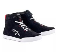 Alpinestars Chrome Chaussures de moto, noir-blanc-rouge, taille 45 pour homme