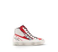 Alpinestars Stated Flair Chaussures moto, Blanc/Rouge, Taille 7,5