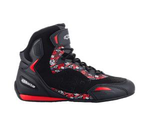 Alpinestars Chaussures FQ20 Faster-3 Rideknit® Black Bright Red, Taille: 10