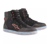 Chaussures Moto Alpinestars J-6 Canvas Noir/Gris/Bleu Clair45 Noir,Gris,Bleu Clair