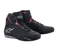 Chaussures Moto Alpinestars Sektor WP Noir/Gris/Rouge Fluo42 Noir,Gris,Rouge Fluo