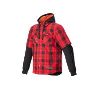 Alpinestars Chemise MO.ST.EQ Tartan Flame Red Black