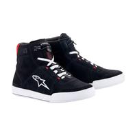 Alpinestars Chrome Chaussures Moto Homme Cuir Noir Blanc Rouge CE