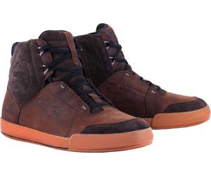 Alpinestars Chrome Crafted Drystar chaussures de moto imperméables, Marron, Taille 12,5 (46)