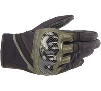 Alpinestars Chrome Gants de moto, noir/vert, Taille S
