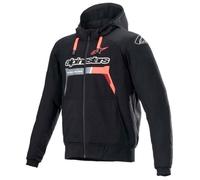 Alpinestars Chrome Ignition Veste Textile de Moto (Black-Red M) XL