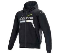 Alpinestars Chrome Ignition Veste textile de moto (Black-Yellow XXL) L