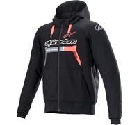 Alpinestars Chrome Ignition Veste textile de moto, noir-rouge, taille XL pour homme