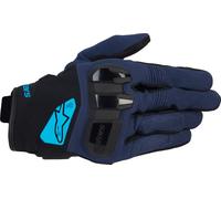 Alpinestars Chrome V2 Gants de moto, noir/bleu, Taille 2XL