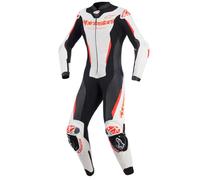 Alpinestars Combinaison moto cuir Stella GP-R7 1 pièce Femme Blanc/Noir/Rouge Taille 42