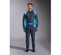 Alpinestars Combinaison GP Pro Comp V2 - FIA Asphalt Cyan White, Taille: 56