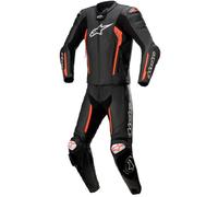 Alpinestars Missile V2, costume en cuir 2pcs. 48 Noir/Rouge Néon Noir/Rouge Néon