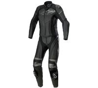 Alpinestars Stella GP Plus Costume de moto deux pièces pour dames, noir/gris, Taille 42