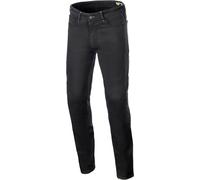 Alpinestars Copper V3 Denim Pantalon textile de moto, noir, taille 34 pour homme
