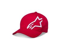 Alpinestars Casquette Corp Shift 2 Flexfit Visière courbée Rouge/Blanc Taille L/XL