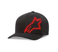 Alpinestars Casquette Corp Shift 2 Flexfit Noir/Rouge S-M Homme