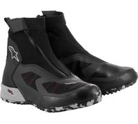 Alpinestars CR-8 Gore-Tex chaussures de moto imperméables, noir-gris-rouge, taille 48 pour homme